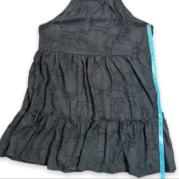 NWT Francesca Trixxi Black Bridgette Floral A-Line Mini Dress sz M - Picture 9 of 13